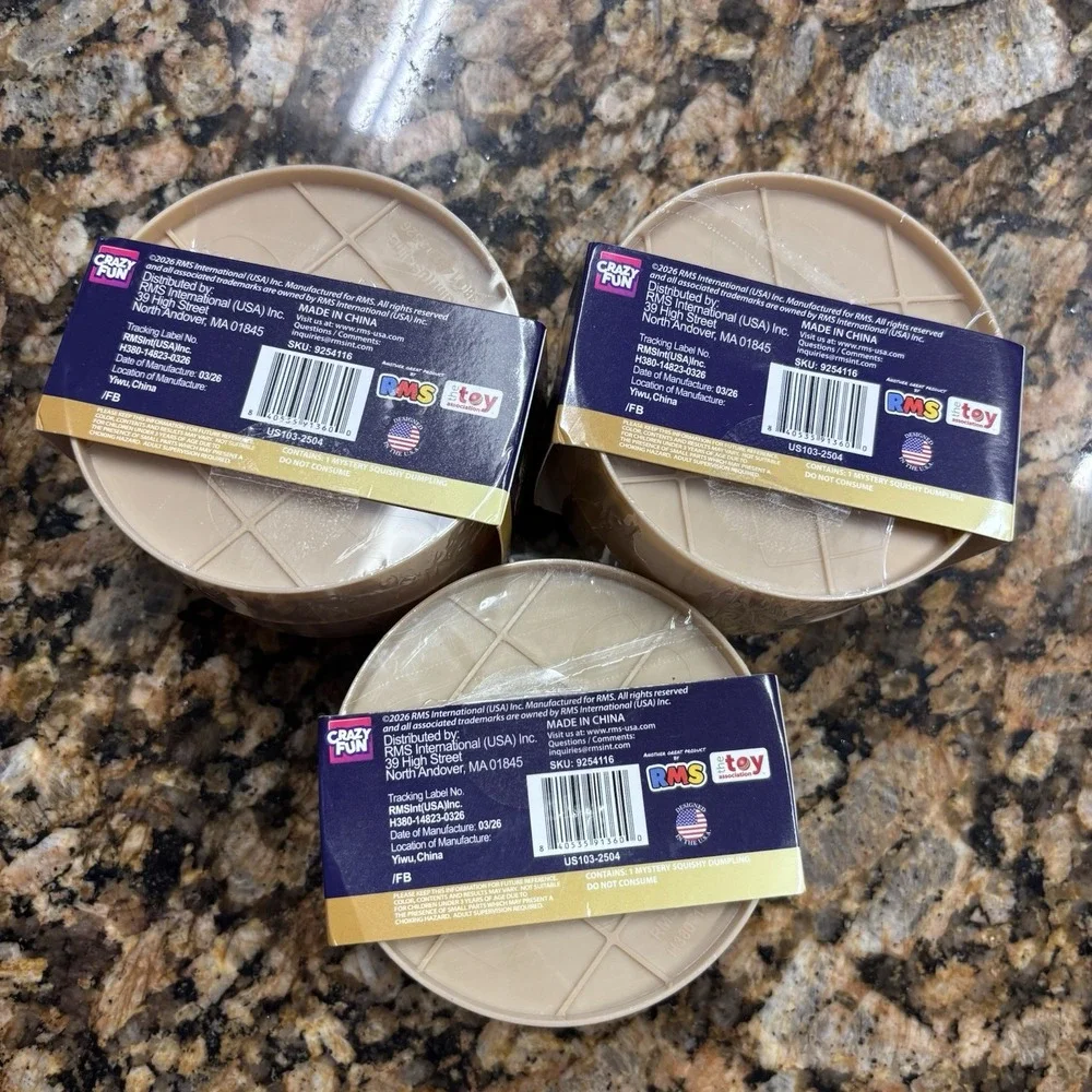 Crazy Fun RMS Dumpling Bun Starlight Edition Mystery Viral Lot Of 3 Authentic